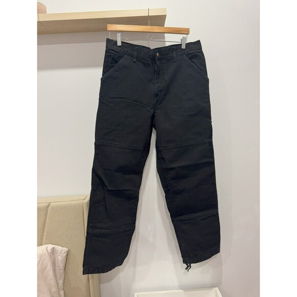 Carhartt Other - Carhartt Mens 32 Black WIP Double Knee Carpenter Cargo Workwear Medley Pants
